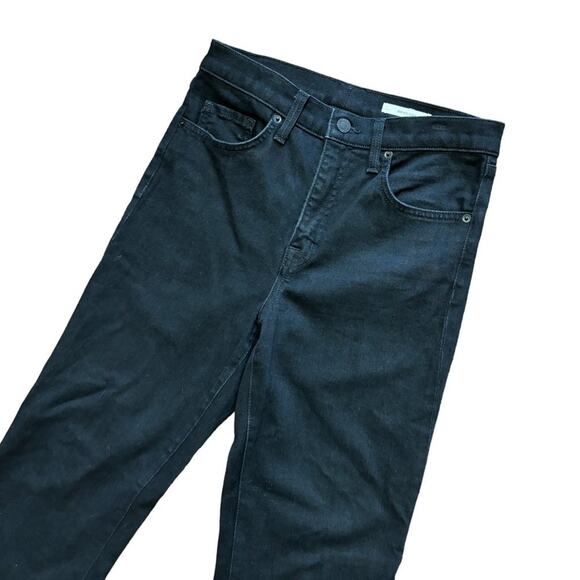 Nili Lotan Elegant Black Wide Leg Jeans - Picture 4 of 12